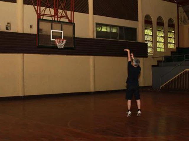 Profile of the basketball court JE (Joseph Estrada) Camp, Tanay, Philippines