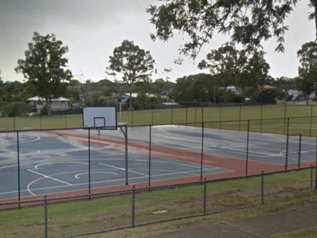 Profile of the basketball court Norris Road State School courts. (Matty C & Nylie Abidab courts), Bracken Ridge, Australia