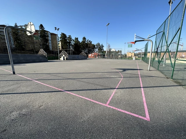 Profile of the basketball court Rissne Idrottsplats, Sundbyberg, Sweden