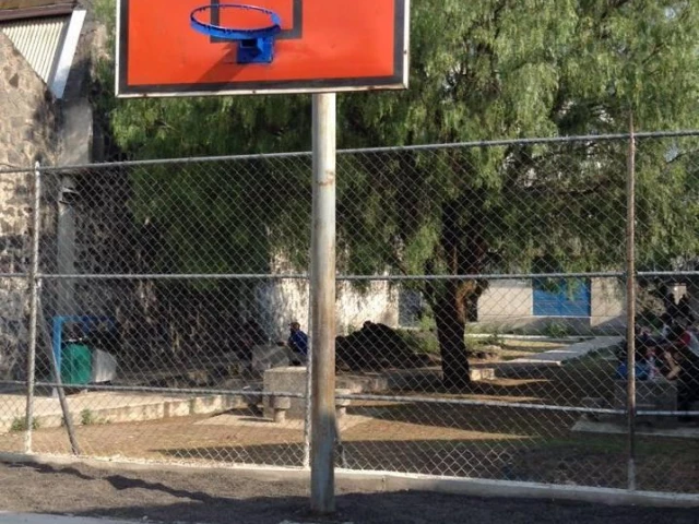 Profile of the basketball court Anexo de Ingeniería, CU, Ciudad de México, Mexico