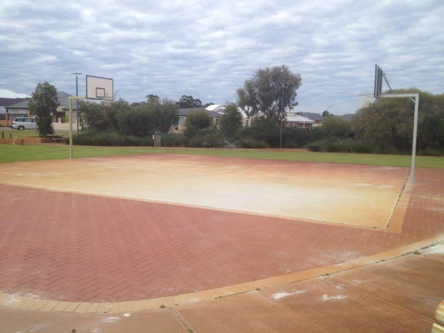Profile of the basketball court Carnelia Park, Caversham, Australia