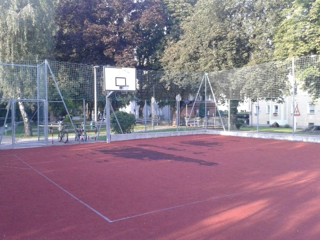 Profile of the basketball court Kärntner Straße, Innsbruck, Austria