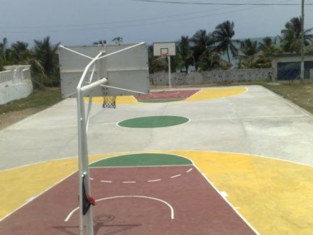 Profile of the basketball court Battle Ground, Cape Coast, Ghana