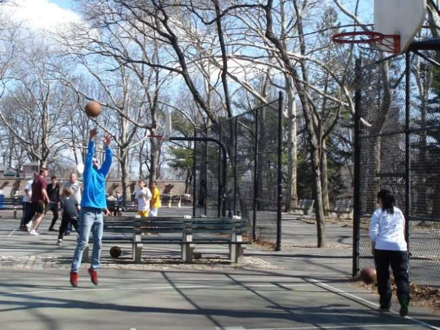 Basket en Central Park