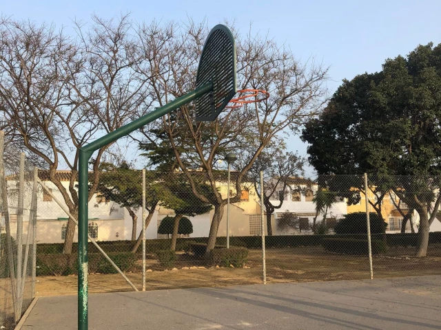Profile of the basketball court Calle Sierra Escalona, Pueblo Latino, Spain