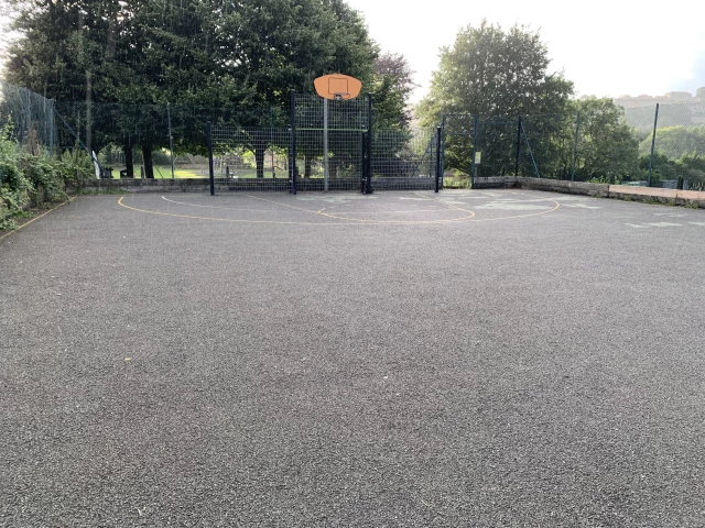 Profile of the basketball court Victory Fields, Bradford-on-Avon, United Kingdom