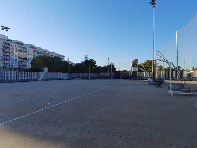 Profile of the basketball court Club Deportivo Triana, Instalaciones Deportivas Municipales Arjona, Sevilla, Spain