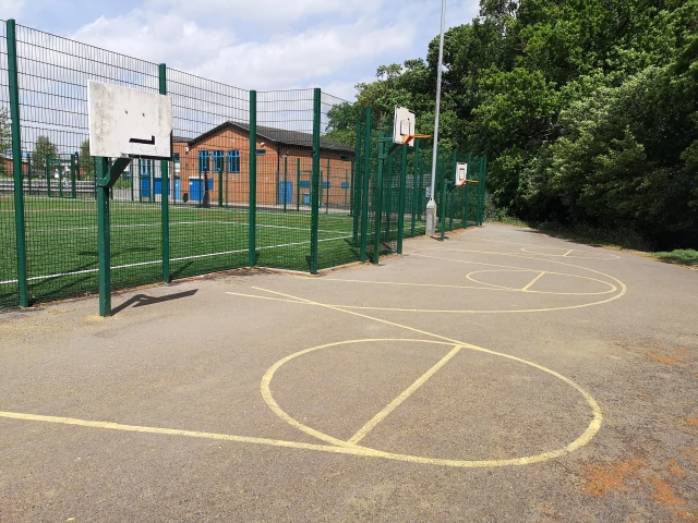 Profile of the basketball court Grove Full courts, Leicester, United Kingdom
