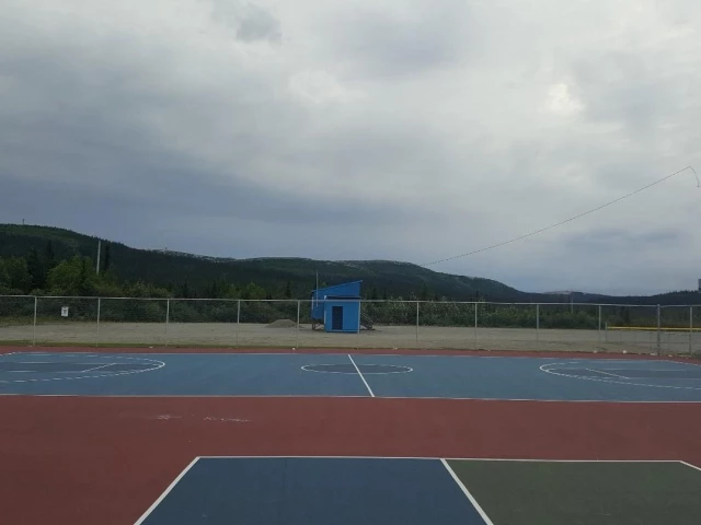Profile of the basketball court Carol Park Court, Labrador City, Canada