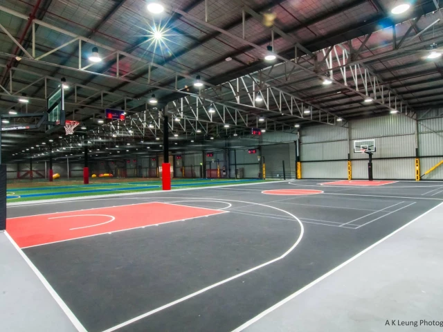 Profile of the basketball court Brisbane City Indoor Sports Coorparoo FullCourt, Coorparoo, Australia