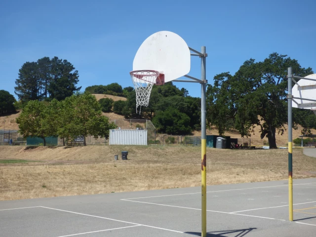 Profile of the basketball court Sinaloa Middle School, Novato, CA, United States