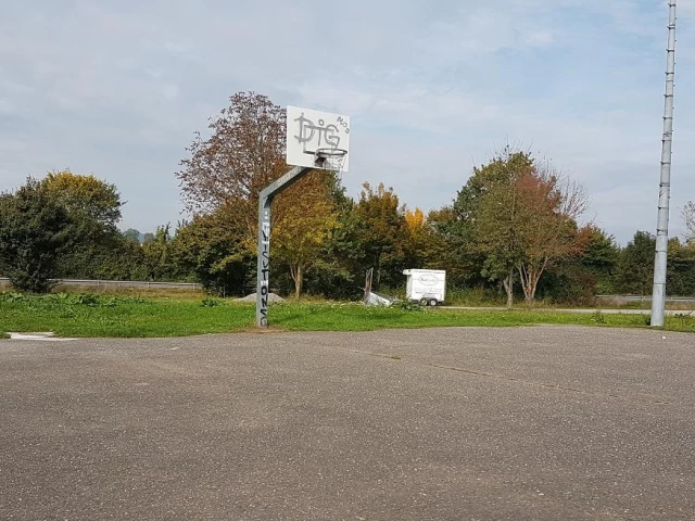 Profile of the basketball court Herrenweg, Mosbach, Germany