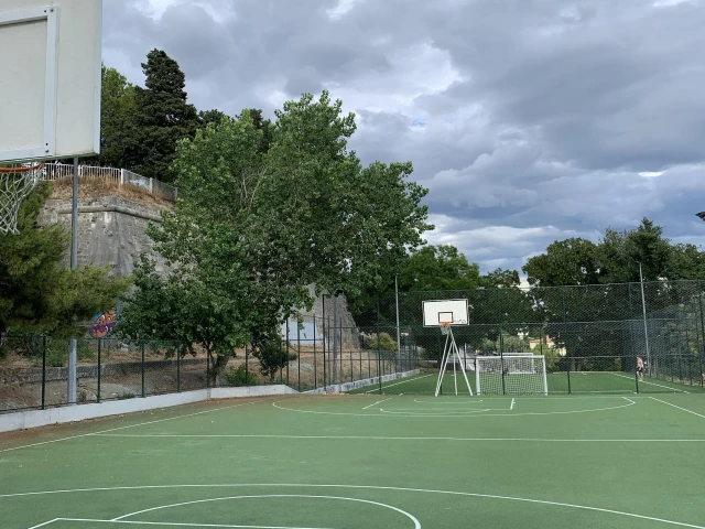 Profile of the basketball court SplitBraikingCoutr, Split, Croatia