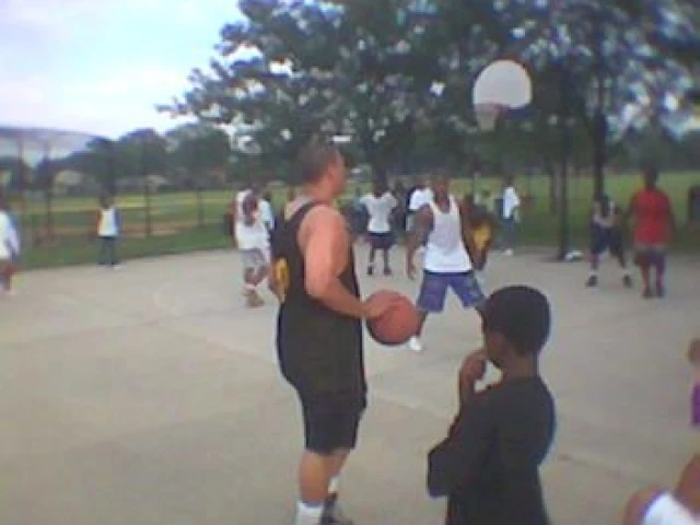 Ballgame at Stoney Island Park in Chicago, Illinois