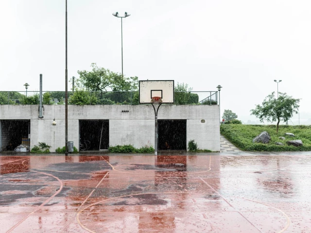 Profile of the basketball court Schulhaus Seehalde, Niederhasli, Switzerland