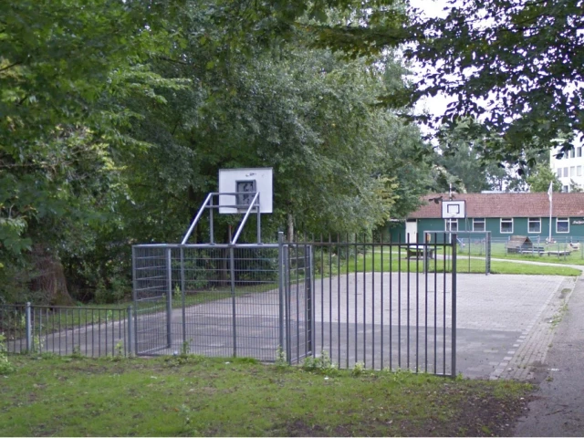 Profile of the basketball court Newland, Schiedam, Netherlands