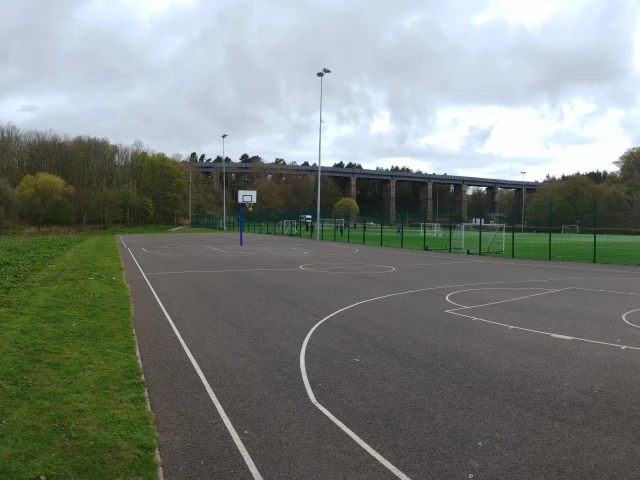 Profile of the basketball court Glenury Park, Stonehaven, United Kingdom