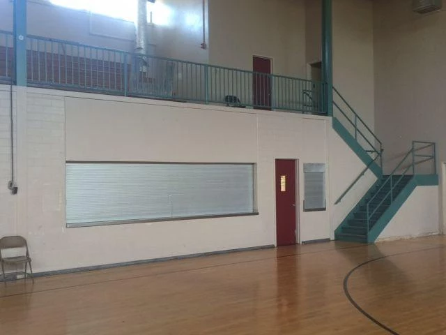 Profile of the basketball court Redeemer Lutheran Church Gym, San Antonio, TX, United States