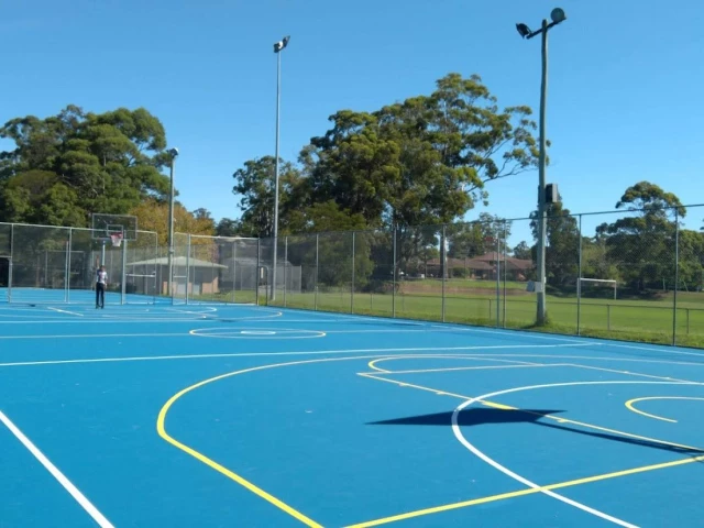 Profile of the basketball court Normanhurst Oval Basketball Courts, Normanhurst, Australia