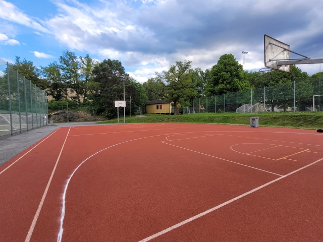 Profile of the basketball court Aspuddens IP, Stockholm, Sweden