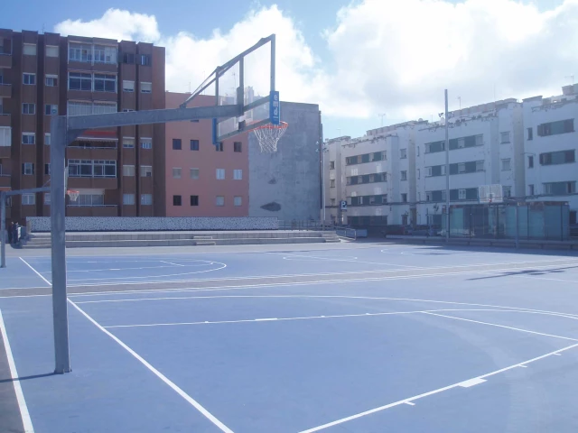 Profile of the basketball court Cicer (Parque Churruca), Las Palmas de Gran Canaria, Spain