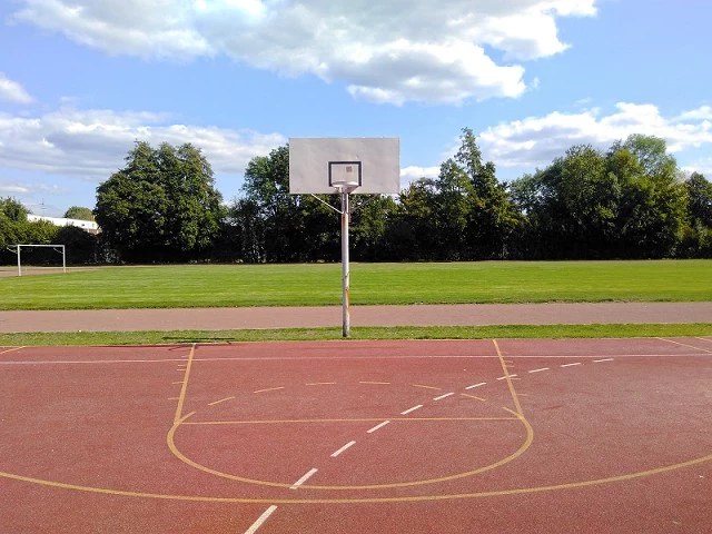 Profile of the basketball court Freiplatz am Bollwerk, Geldern, Germany