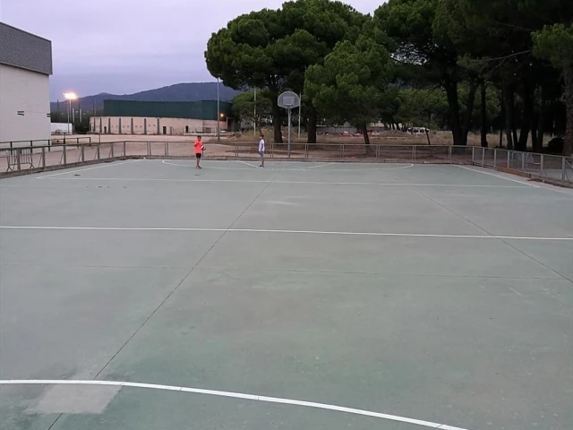 Profile of the basketball court Santa Cristina, Santa Cristina d'Aro, Spain