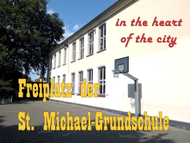 Basketballkorb an der St.-Michael-Grundschule
