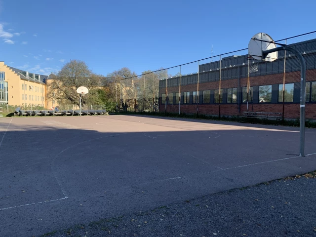 Profile of the basketball court Fyrisskolan, Uppsala, Sweden