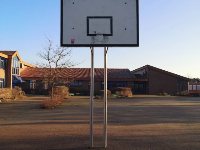 Profile of the basketball court Katzenberg , Adendorf, Germany