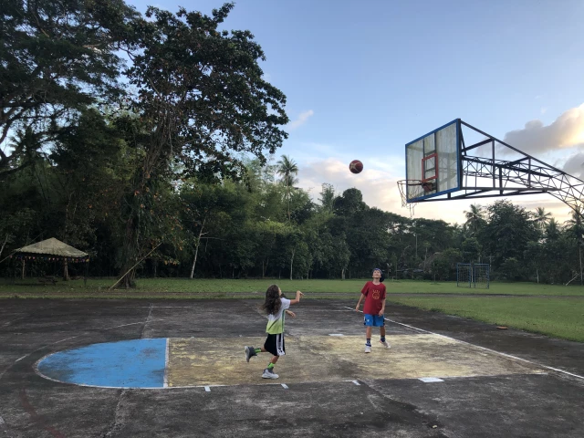 Profile of the basketball court Villa Escudero, Tiaong, Philippines
