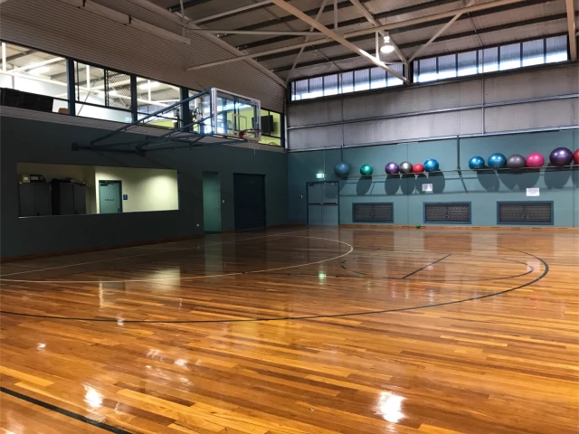 Profile of the basketball court Bridgetown Recreation Centre, Bridgetown, Australia