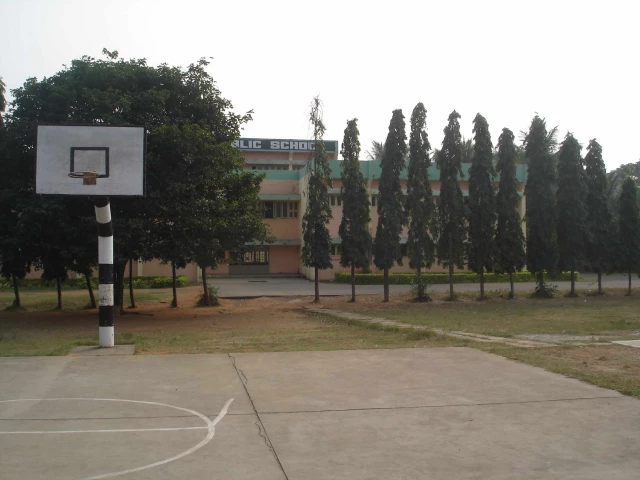 Profile of the basketball court Delhi Public School, Visakhapatnam, India