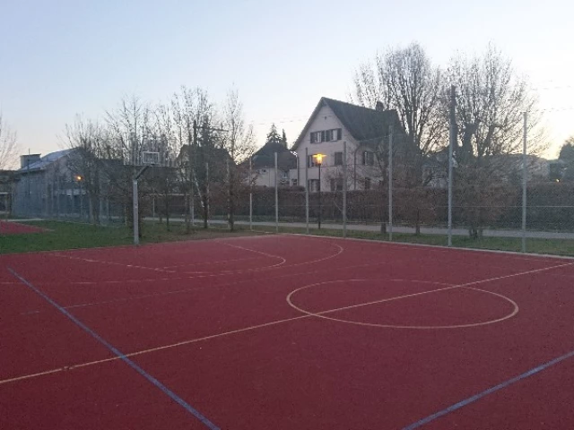 Profile of the basketball court Schule Lenzburg, Lenzburg, Switzerland