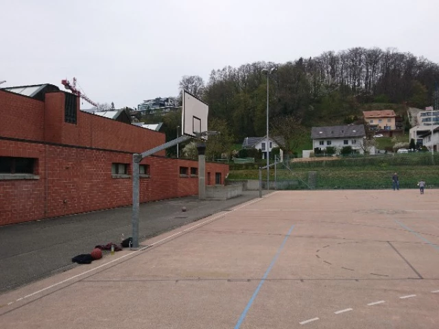 Profile of the basketball court Schule Untersiggenthal, Untersiggenthal, Switzerland