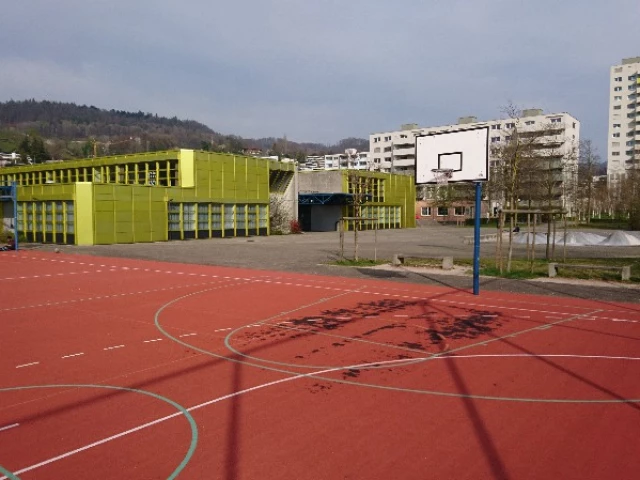Profile of the basketball court Sportanlage Unterboden, Nussbaumen, Switzerland