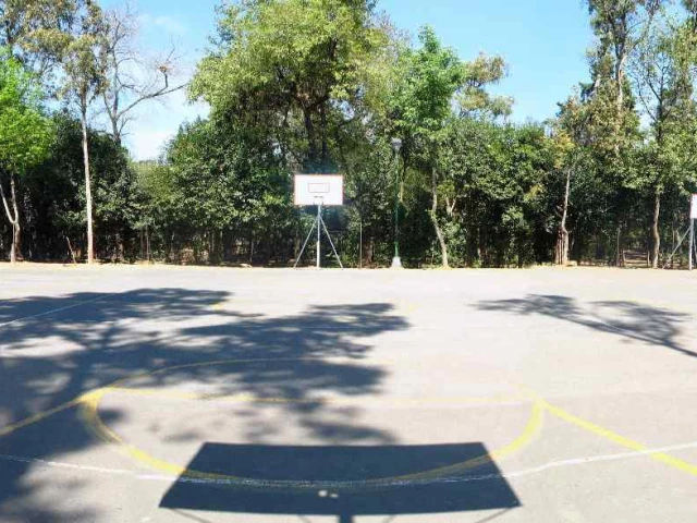 Another panaroma of the basketball grounds in Mexico City.