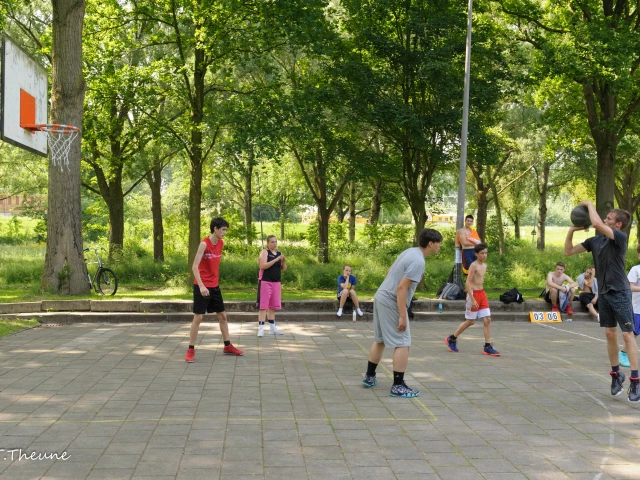 Profile of the basketball court Souburg half-court, Oost-Souburg, Netherlands