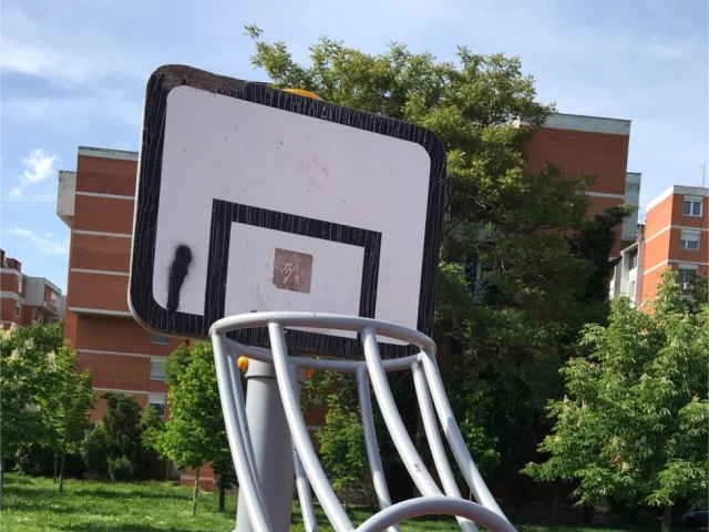 Profile of the basketball court Outdoor Exercise Equipment Mini hoop, Novi Sad, Serbia