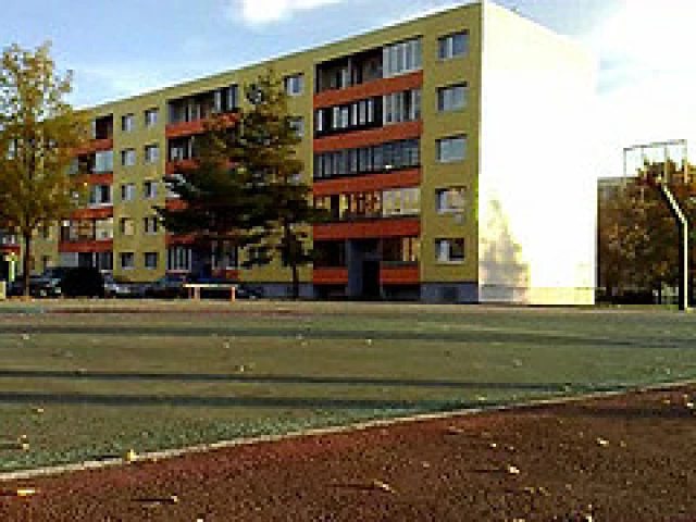 The basketball court at Väik-Ösimäe.