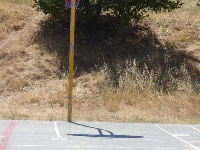 Profile of the basketball court Pleasant Valley, Novato, CA, United States