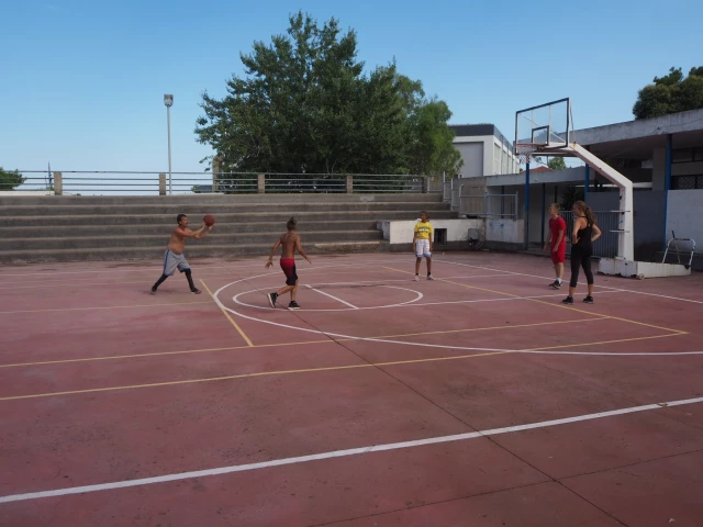 Profile of the basketball court Gerakas, Patitiri, Greece