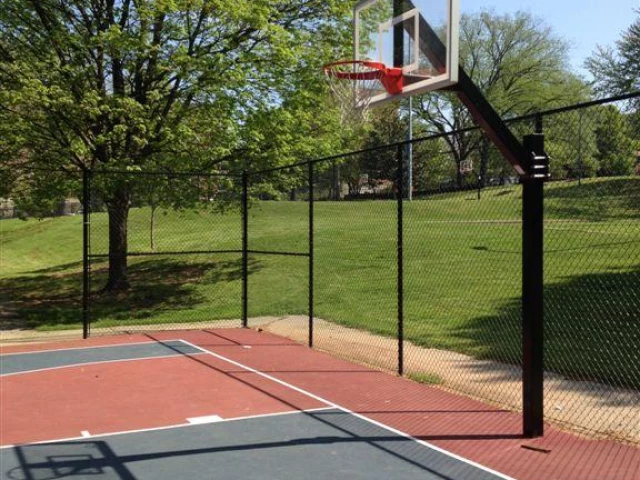Profile of the basketball court Central Park, Atlanta, GA, United States