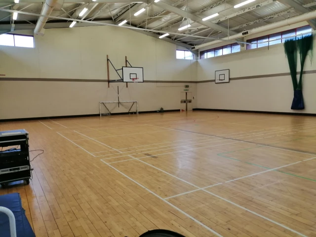 Profile of the basketball court Yoker Leisure Center, Glasgow, United Kingdom