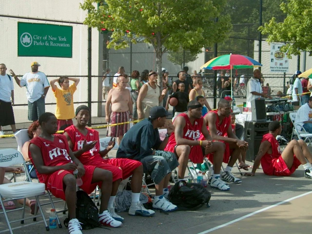 Another shot of the Hoops in the Sun tournament.