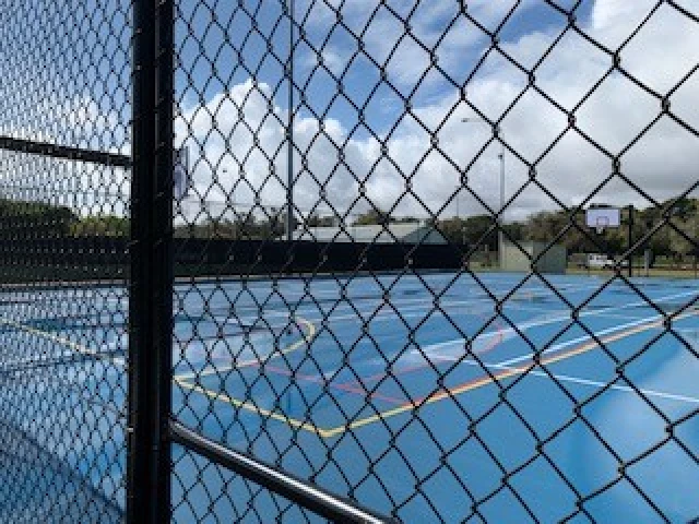 Profile of the basketball court Boyanup Memorial Park, Boyanup, Australia