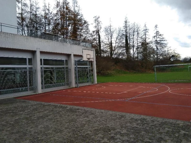 Profile of the basketball court Utenberg, Luzern, Switzerland