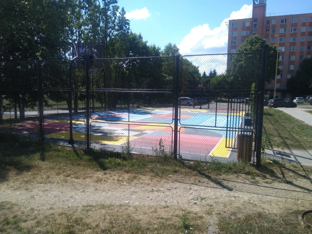Profile of the basketball court Cottbuská, Kosice, Slovakia