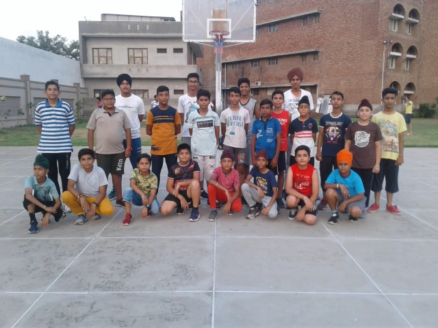 Profile of the basketball court LSMS School, Anant Nagar, India