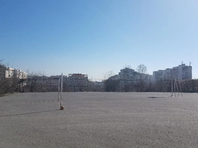 Profile of the basketball court 149th School, Sofia, Bulgaria